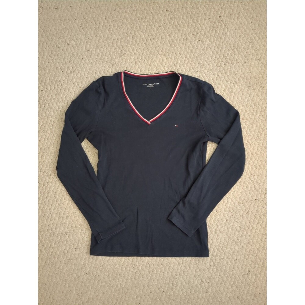 Tommy Hilfiger blue long sleeve women's medium